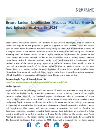 Breast Lesion Localization Methods Market Growth And Industry Analysis By 2024