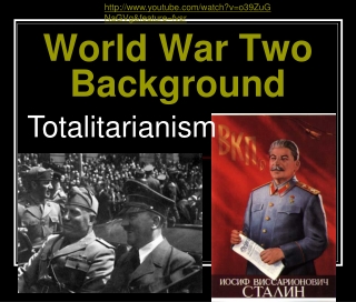 World War Two Background