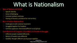 What is Nationalism