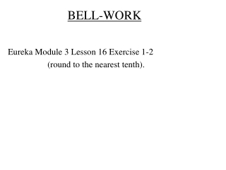 BELL-WORK