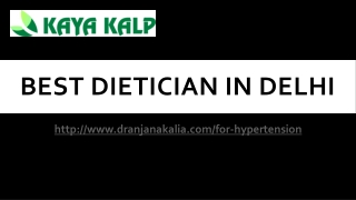 Best Dietician in Delhi-Dr Anjana Kalia