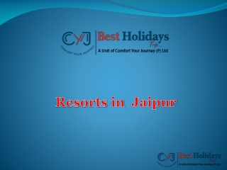 Resorts in Jaipur for Weekend Getaway | Resorts Near Jaipur