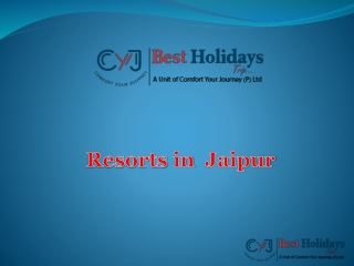 Find the best Weekend getaways Near Jaipur