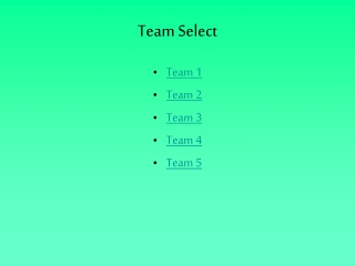 Team Select