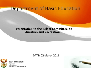 Department of Basic Education