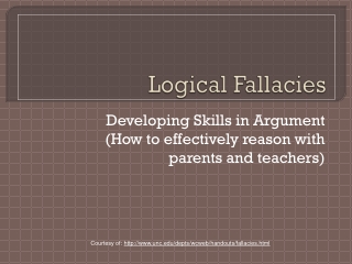 Logical Fallacies