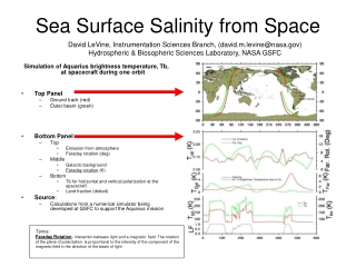 Sea Surface Salinity from Space