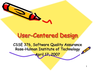 User-Centered Design