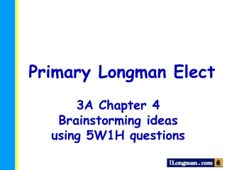 Primary Longman Elect