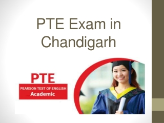 PTE Exam in Chandigarh