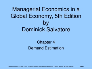 Managerial Economics in a Global Economy, 5th Edition by Dominick Salvatore