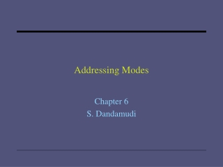 Addressing Modes