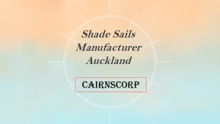Shade Sails Manufacturing Auckland