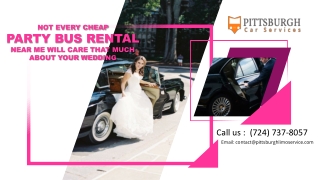 Not Every Cheap Party Bus Rental Near Me Will Care That Much About Your Wedding