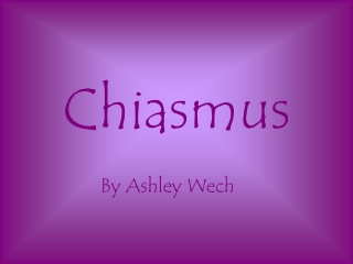 Chiasmus