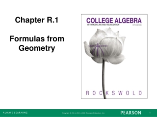 Chapter R.1 Formulas from Geometry