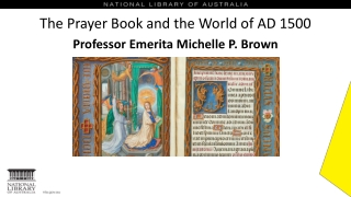 The Prayer Book and the World of AD 1500