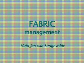 FABRIC management