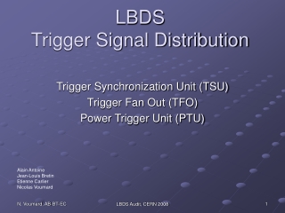 LBDS Trigger Signal Distribution