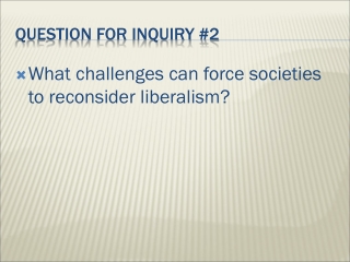 Question for Inquiry #2