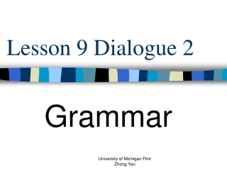 Lesson 9 Dialogue 2