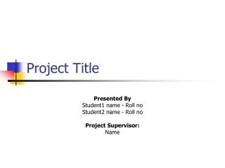 Project Title