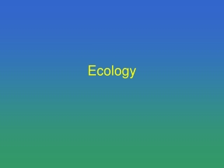 Ecology