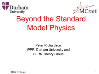 Beyond the Standard Model Physics