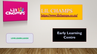 Lilchamps | Early Learning Centre | Montessori Child Care Centre