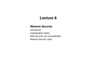 Lecture 8