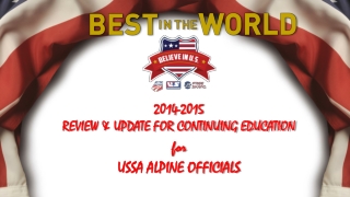 2014-2015 REVIEW &amp; UPDATE FOR CONTINUING EDUCATION