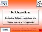 Dolichopodidae Ecologia e Biologia: o estado da arte Diptera, Brachycera, Empidoidea