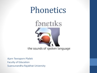 Phonetics