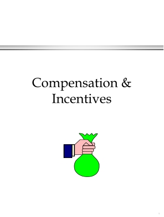 Compensation &amp; Incentives