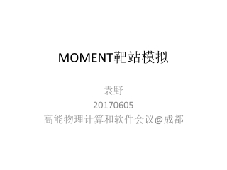 MOMENT 靶站模拟