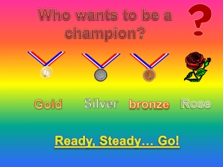 Ready, Steady… Go!