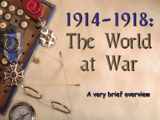 1914-1918: The World at War