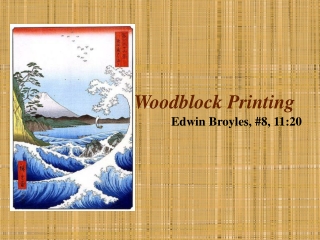 Woodblock Printing