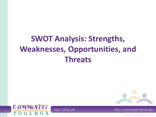 SWOT Analysis: Strengths, Weaknesses, Opportunities, and Threats