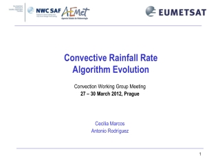 Convective Rainfall Rate Algorithm Evolution