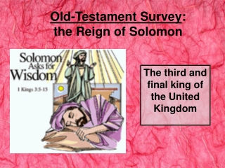 Old-Testament Survey : the Reign of Solomon