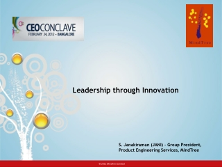 Leadership through Innovation