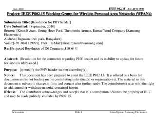 Project: IEEE P802.15 Working Group for Wireless Personal Area Networks (WPANs)