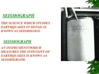 SEISMOGRAPH