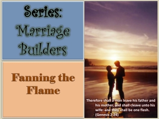 Series: Marriage Builders