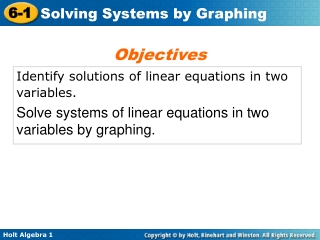 Identify solutions of linear equations in two variables.