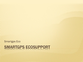 SmartGPS EcoSupport | Magellan GPS Driver