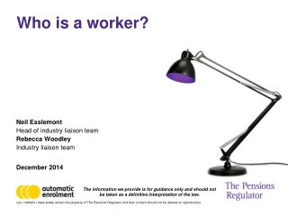 Who is a worker?