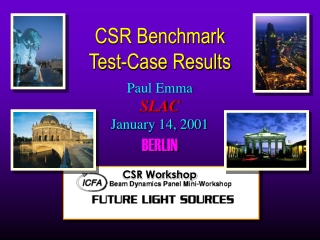 CSR Benchmark Test-Case Results