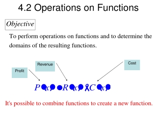 4.2 Operations on Functions